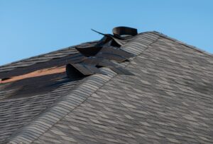 shingles blown loose