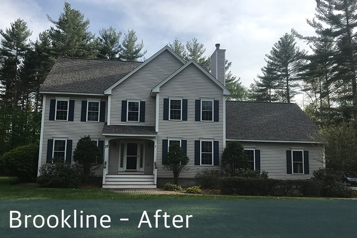Brookline grey home project after