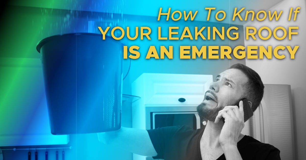 Read more about the article How To Know If Your Roof Leak is in Need of Emergency Repair