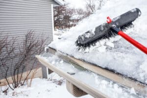 Preventing ice dams on roof