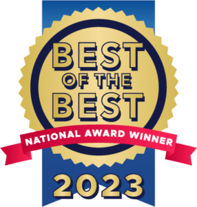 Best of the Best National Award Winner 2023 - Adam Vaillancourt Roofing & Gutters