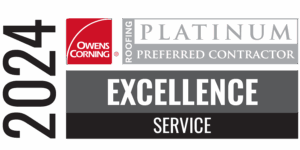 Owens Corning Platinum Preferred Contractor: Excellent Service