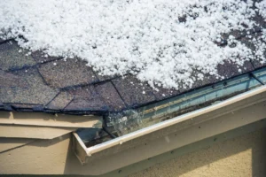 Winter roof damage
