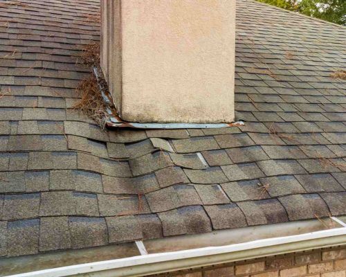 damaged roof